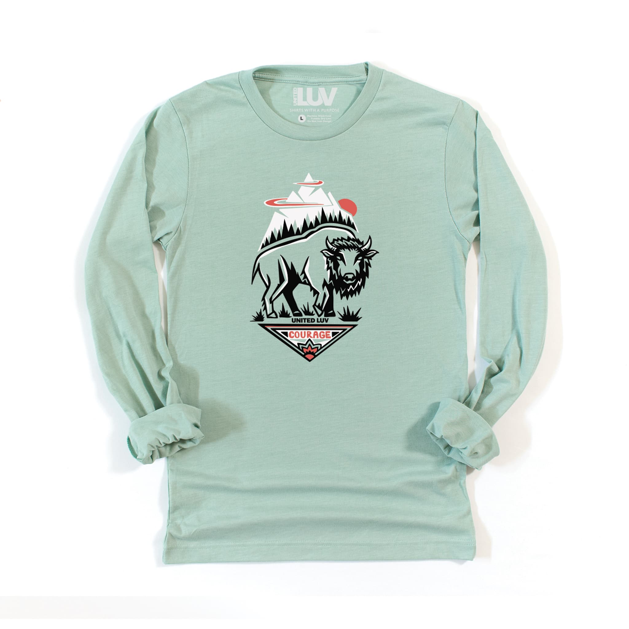 Bison Courage Long Sleeve - Sky