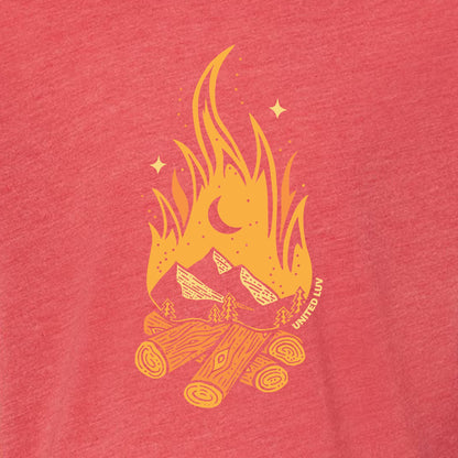 Youth Campfire - Heather Red