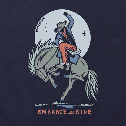 Embrace The Ride Hoodie - Navy