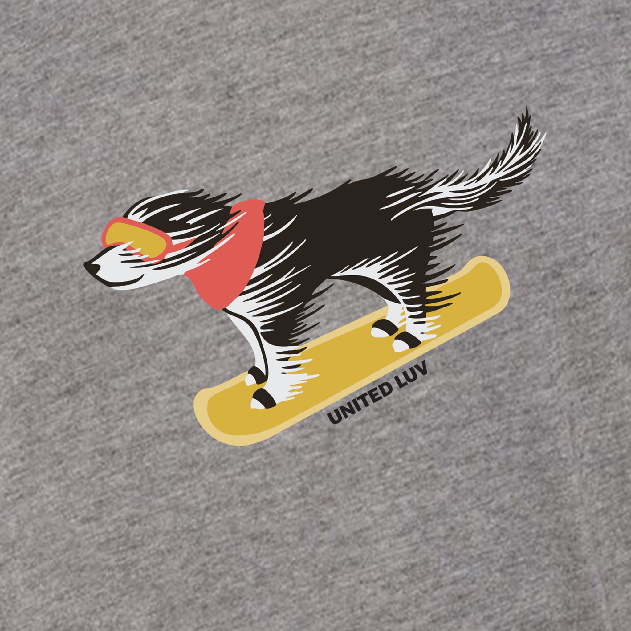 Youth Boardin' Dog - Heather Grey