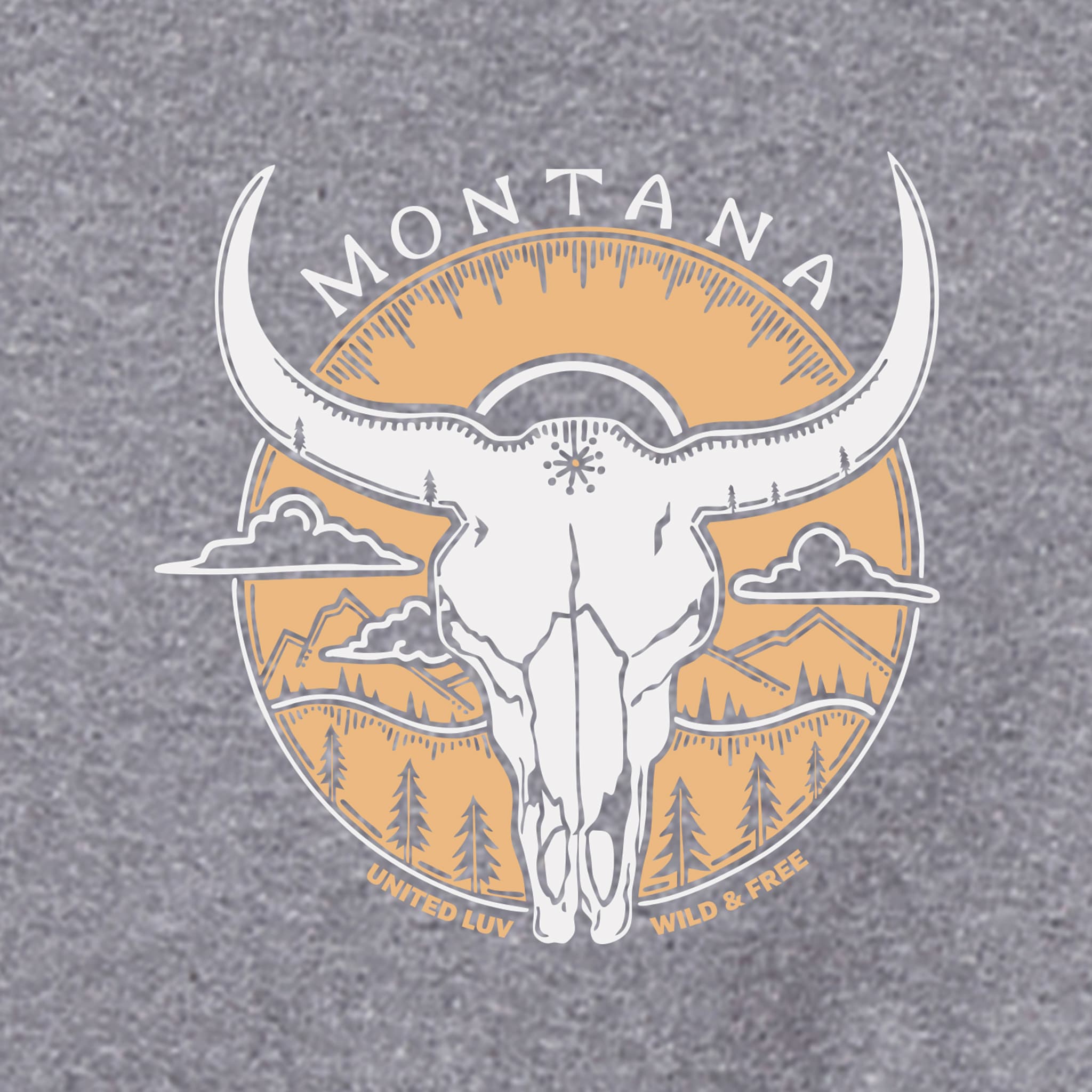 Wild & Free Hoodie - Grey